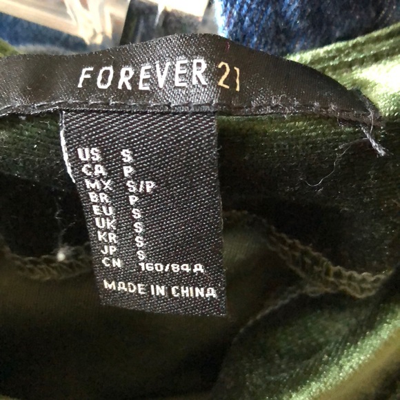 Strappy Green Velvet Dress - Picture 2 of 2